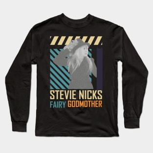 Stevie Nicks Retro Aesthetic Long Sleeve T-Shirt